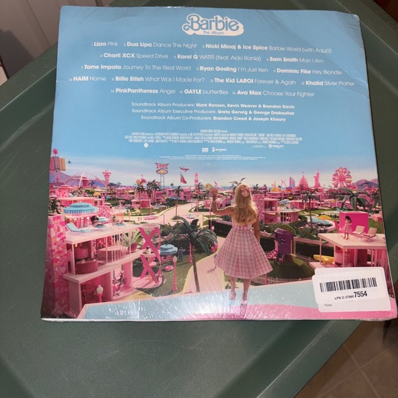 Barbie The Album Amazon Exclusive Milky Clear Vinyl - Picture 6 of 7